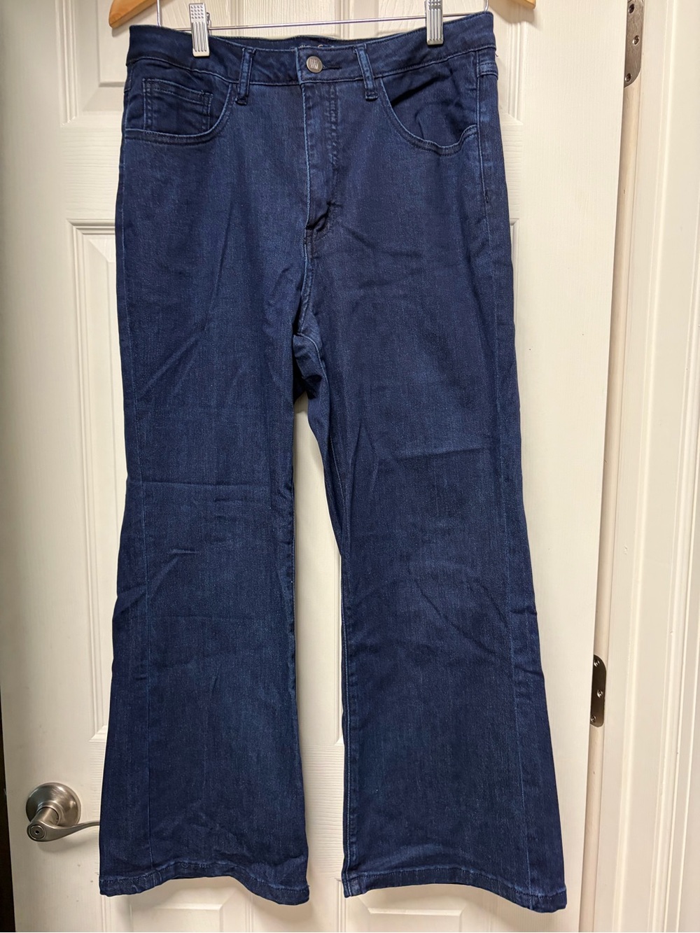 Women with Control Dark Blue Flare Jeans